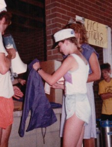 Here I am accepting prizes for a road race I won when I was a teen. I as very Dweckian—I really believed that I could become a top marathoner if I worked hard enough. Unfortunately, soon after this photo was taken my joints declared another plan for my life—they had reached their tolerance for abuse!