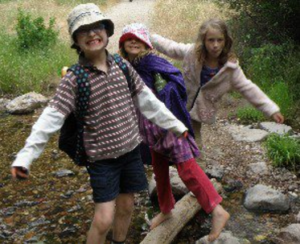 Some very real (non-super-)homeschoolers learning in nature and celebrating their own, quirky selves.